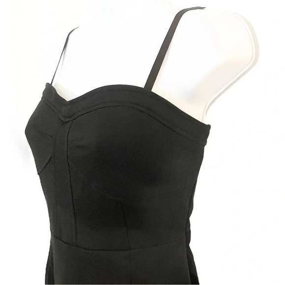 Sofia by Sofia Vergara Bodycon Corset Style Black Knit Dress Size Small - Picture 3 of 9